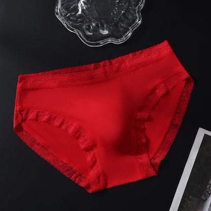 Men's Seamless Ice Silk Boxer Briefs