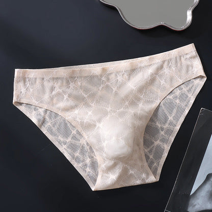 Light Luxury Silky Men's Ice Silk Underwear