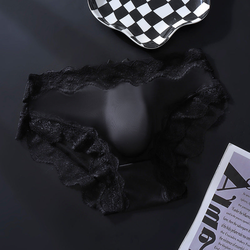 Express Yourself Men's Lace Breathable Briefs