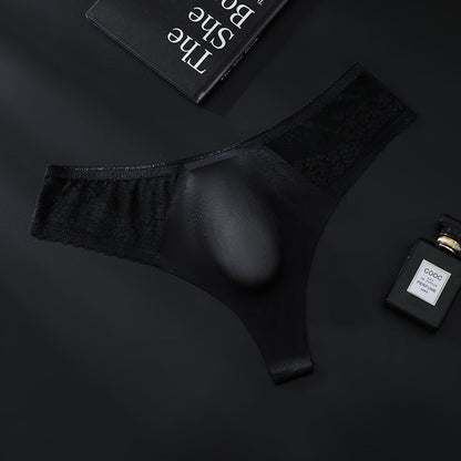 Men's High Elasticity Breathable Thong - 3D Highlighted Dot Design