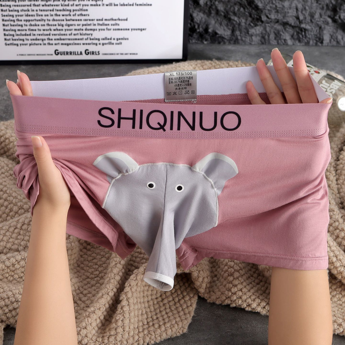 Funny Elephant Trunk Briefs for Men