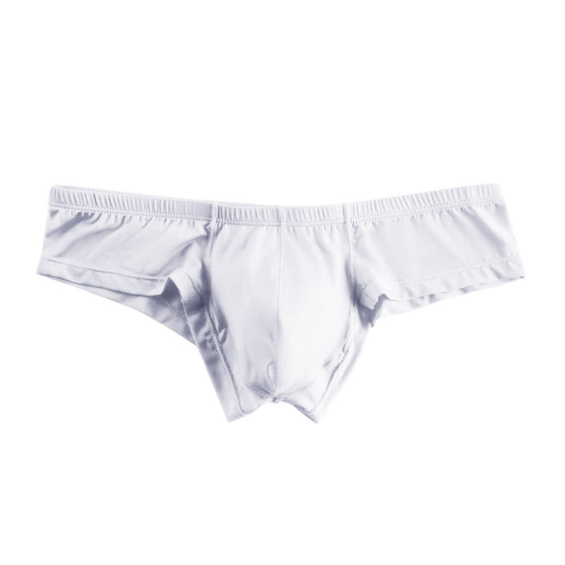 ADANNU Men's Modal Bikini Briefs, Solid Color, Low Rise, No Show, Breathable Sports Underwear