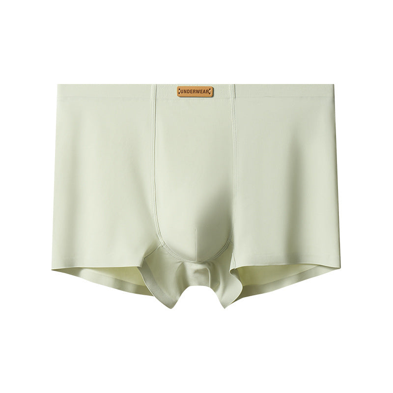 Men's Ice Silk Invisible Boxer Briefs - Breathable and Antibacterial, Suitable for All Seasons