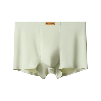 Men's Ice Silk Invisible Boxer Briefs - Breathable and Antibacterial, Suitable for All Seasons