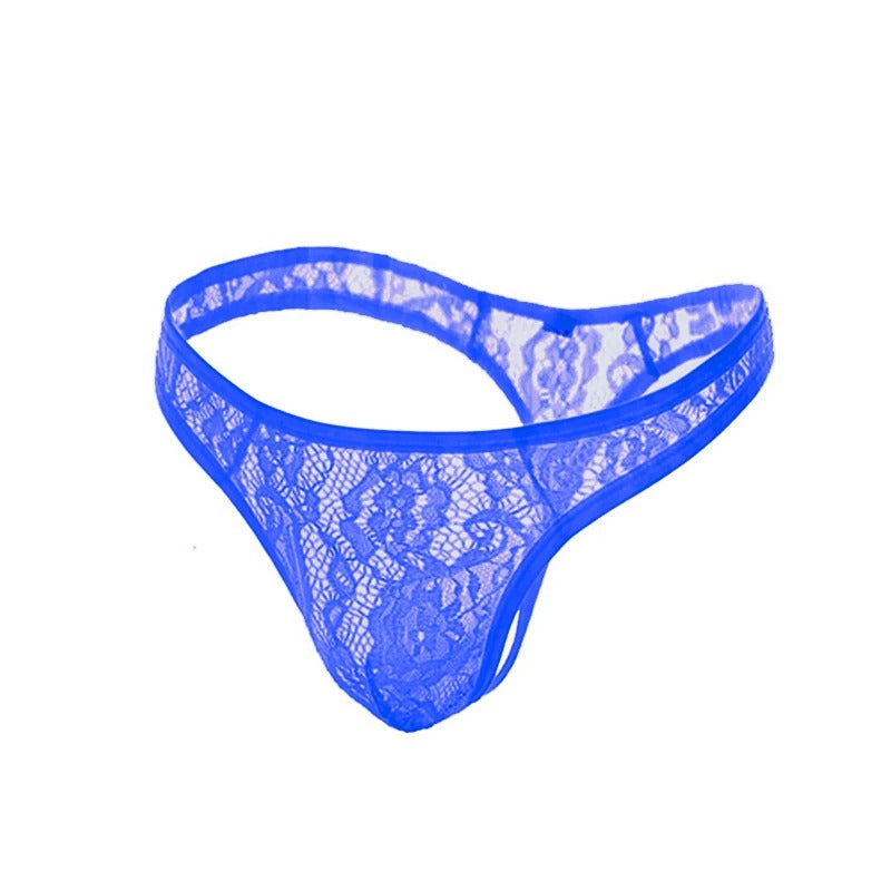 Men's sexy lace underwear, invisible, seamless, and breathable.