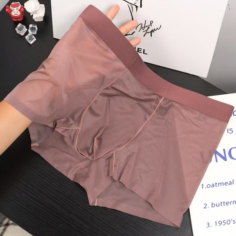 2026 High-End Men's Fashion New Sexy Transparent Underwear
