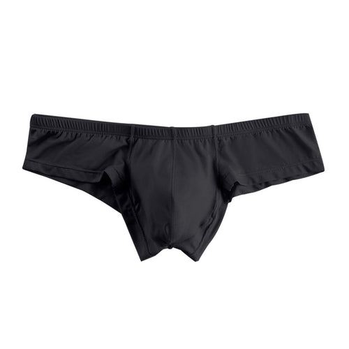 ADANNU Men's Modal Bikini Briefs, Solid Color, Low Rise, No Show, Breathable Sports Underwear