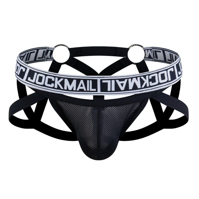JOCKMAIL Men's Underwear, Sexy Thong with Butt-Lifting Design