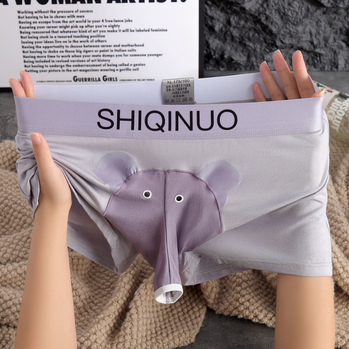 Funny Elephant Trunk Briefs for Men