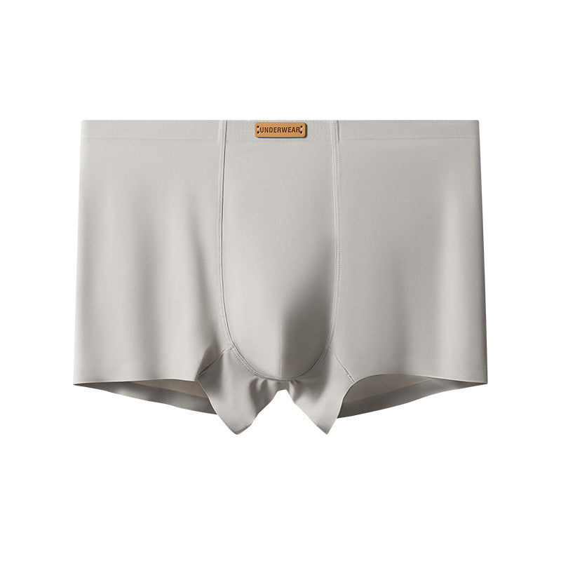 Men's Ice Silk Invisible Boxer Briefs - Breathable and Antibacterial, Suitable for All Seasons