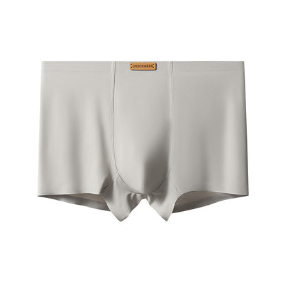 Men's Ice Silk Invisible Boxer Briefs - Breathable and Antibacterial, Suitable for All Seasons