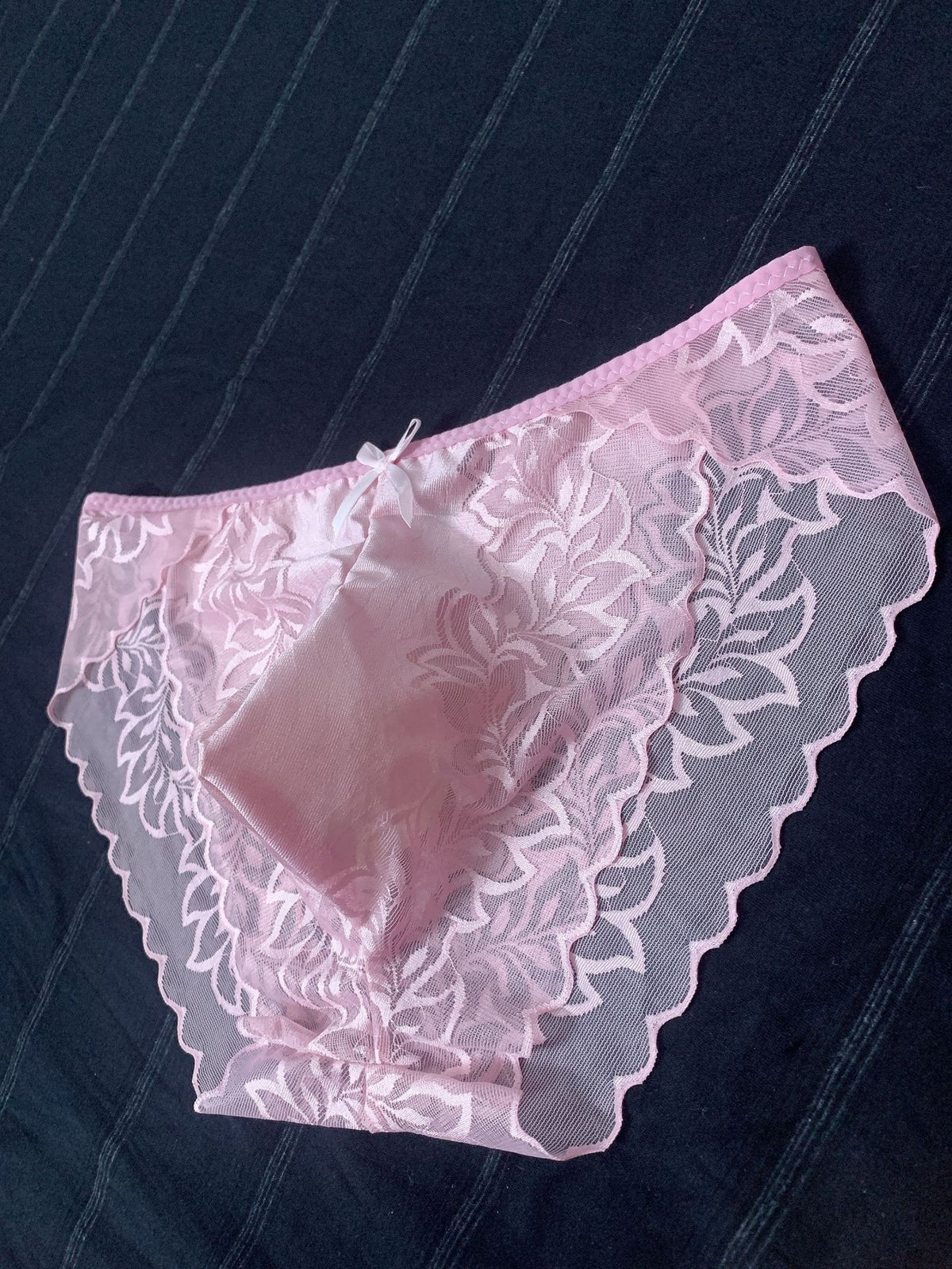 Confident and stylish men's lace underwear