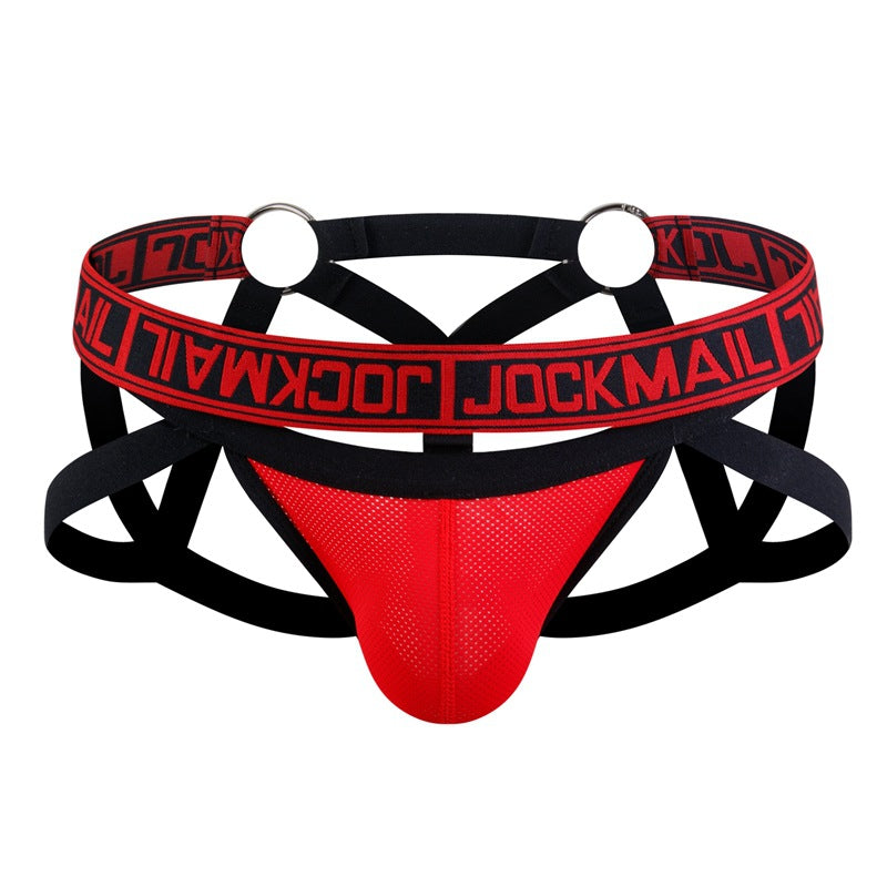 JOCKMAIL Men's Underwear, Sexy Thong with Butt-Lifting Design