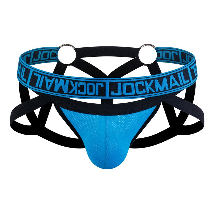 JOCKMAIL Men's Underwear, Sexy Thong with Butt-Lifting Design