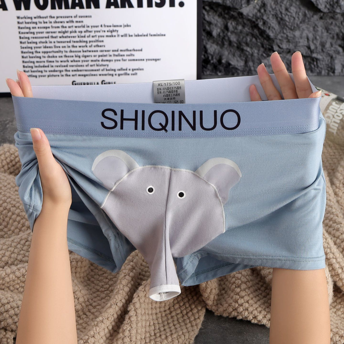 Funny Elephant Trunk Briefs for Men