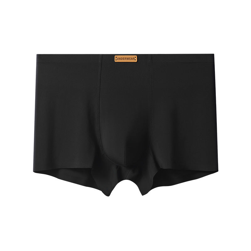 Men's Ice Silk Invisible Boxer Briefs - Breathable and Antibacterial, Suitable for All Seasons