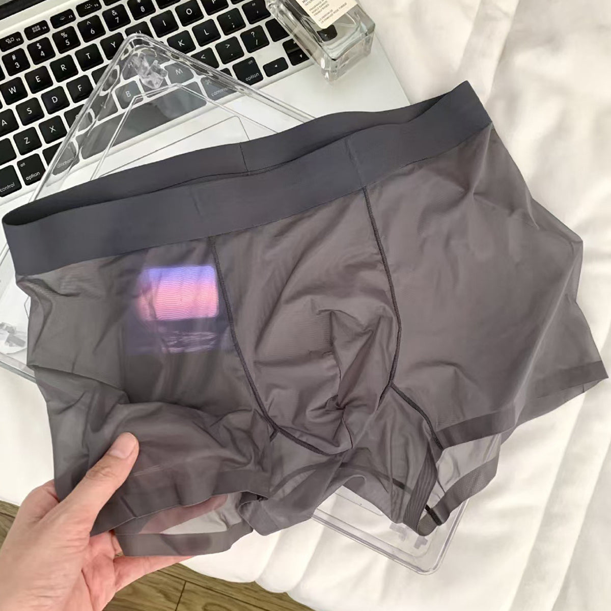 2026 High-End Men's Fashion New Sexy Transparent Underwear