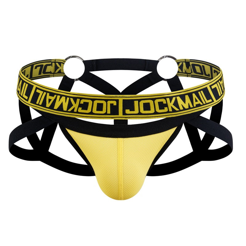 JOCKMAIL Men's Underwear, Sexy Thong with Butt-Lifting Design