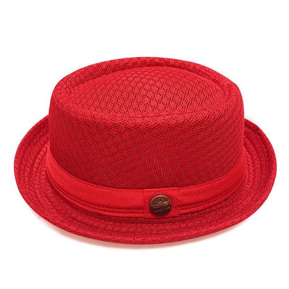 Unisex Breathable MeshPork Pie Hat