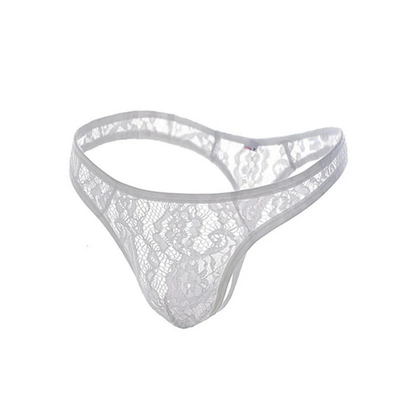 Men's sexy lace underwear, invisible, seamless, and breathable.