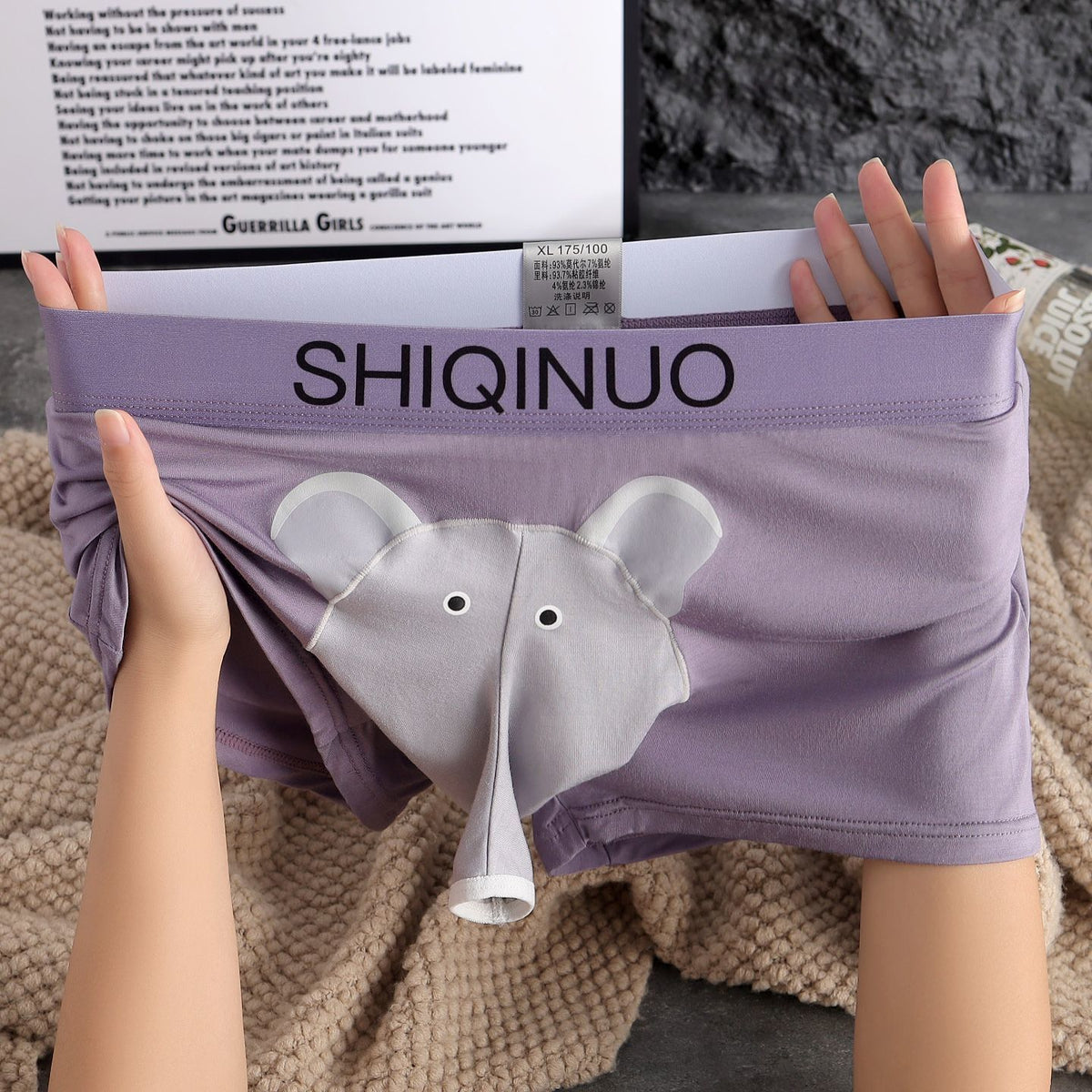 Funny Elephant Trunk Briefs for Men