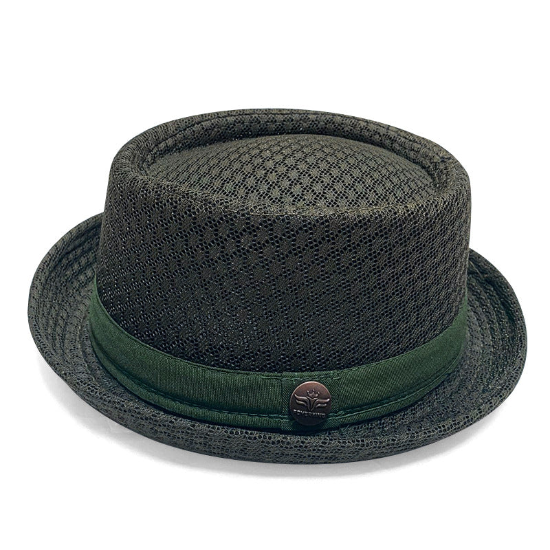 Unisex Breathable MeshPork Pie Hat