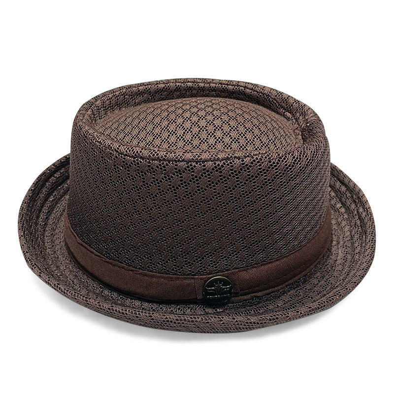 Unisex Breathable MeshPork Pie Hat