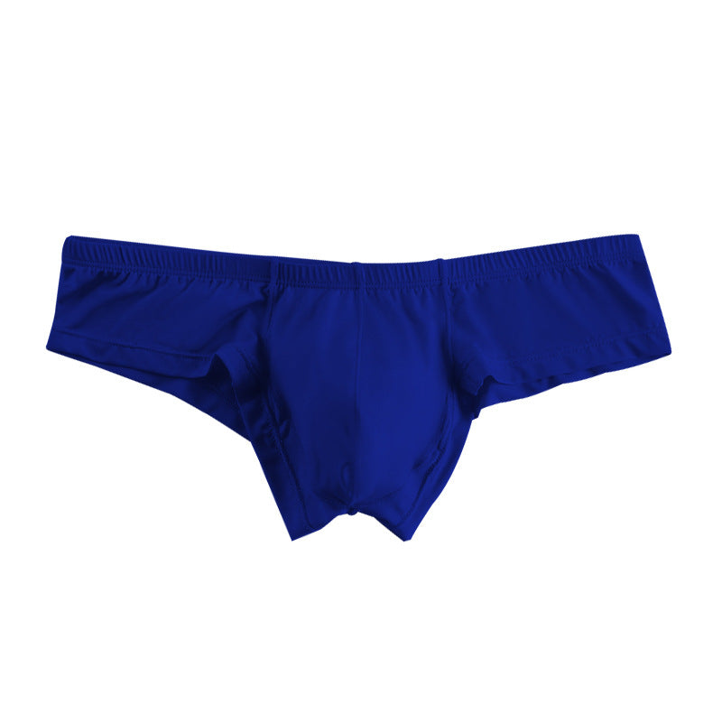 ADANNU Men's Modal Bikini Briefs, Solid Color, Low Rise, No Show, Breathable Sports Underwear