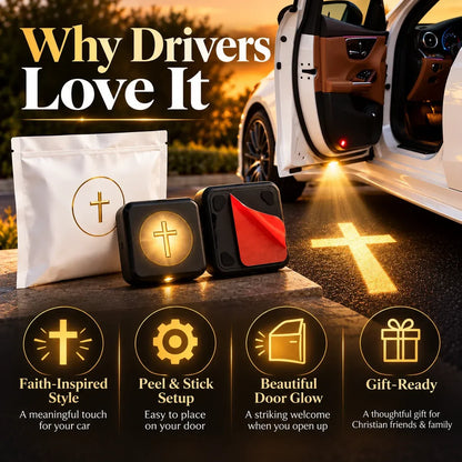 ✨ Faith-Inspired Car Door Welcome Projector Light– Let Your Faith Shine Wherever You Go