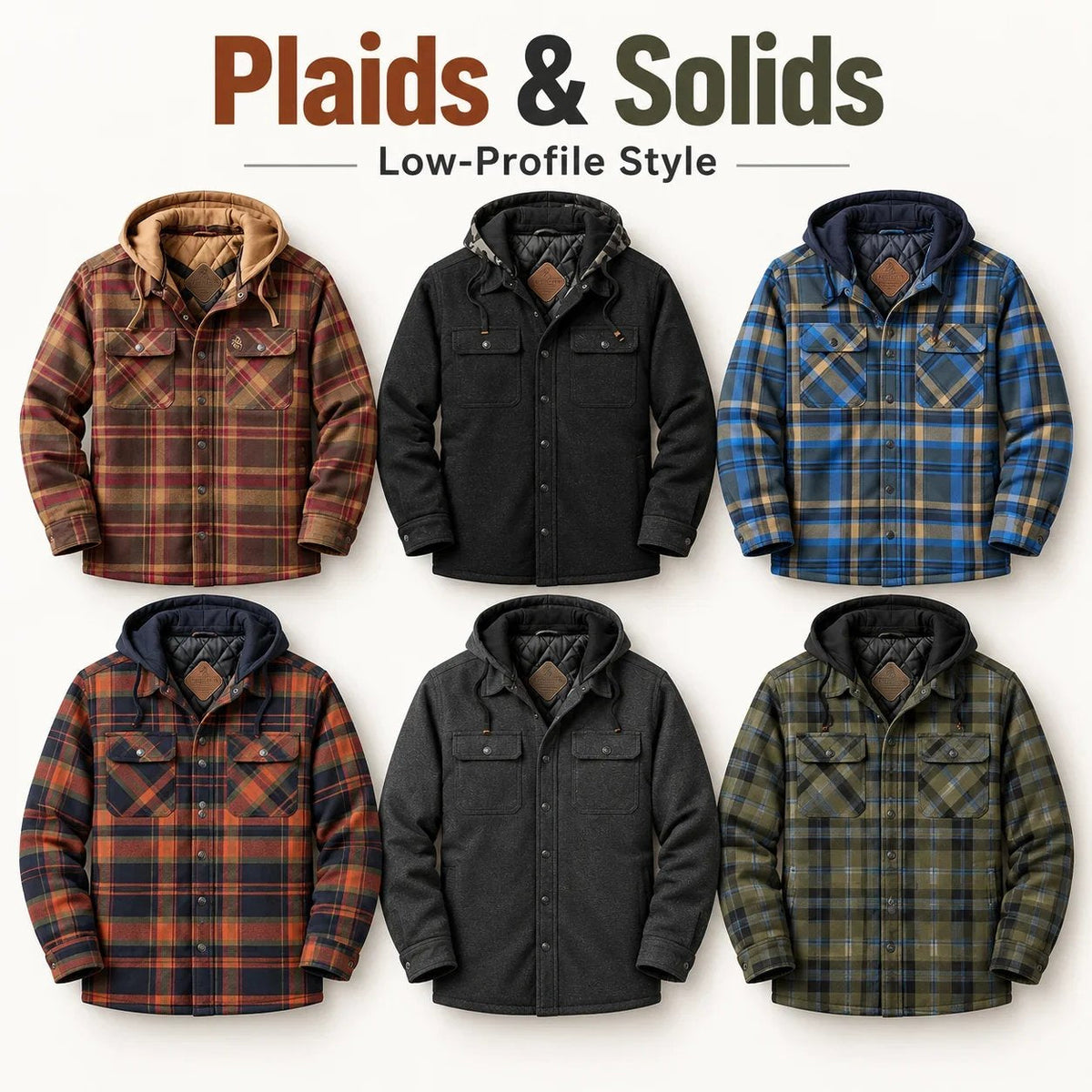 🔥❄️Mountain-Tested Warmth | Concealed Carry Hooded Flannel💥🔫