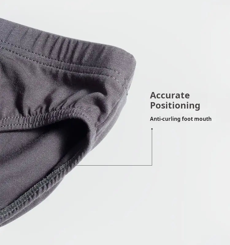 ADANNU Men's Modal Bikini Briefs, Solid Color, Low Rise, No Show, Breathable Sports Underwear
