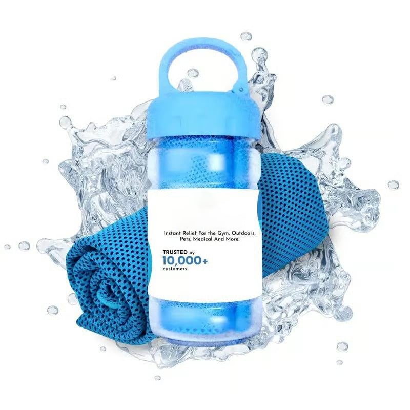 🎉LAST DAY - BUY 1 GET 1 FREE🌞Cooling Bottle - Cold Sweat Towel You Can Use Anywhere, Anytime! Reusable Soft Absorbent Cooling Portable