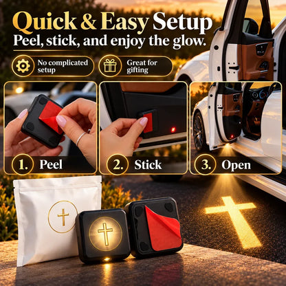 ✨ Faith-Inspired Car Door Welcome Projector Light– Let Your Faith Shine Wherever You Go