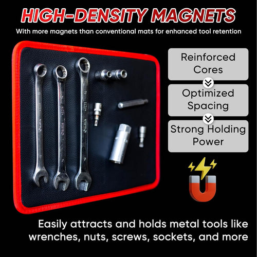 🔥LAST DAY 49% OFF -🛠️‌3PC Flexible Magnetic Tool Mat & Tray Holder