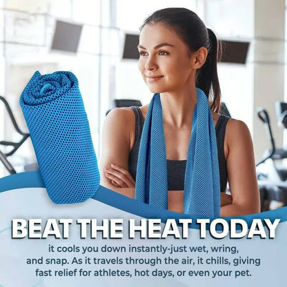 🎉LAST DAY - BUY 1 GET 1 FREE🌞Cooling Bottle - Cold Sweat Towel You Can Use Anywhere, Anytime! Reusable Soft Absorbent Cooling Portable