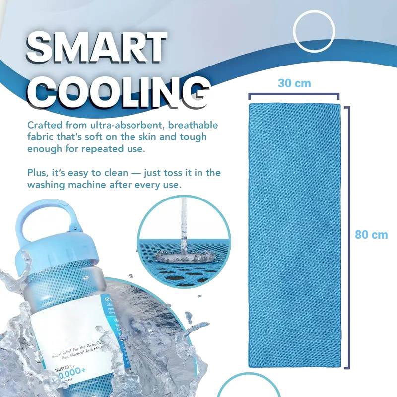 🎉LAST DAY - BUY 1 GET 1 FREE🌞Cooling Bottle - Cold Sweat Towel You Can Use Anywhere, Anytime! Reusable Soft Absorbent Cooling Portable