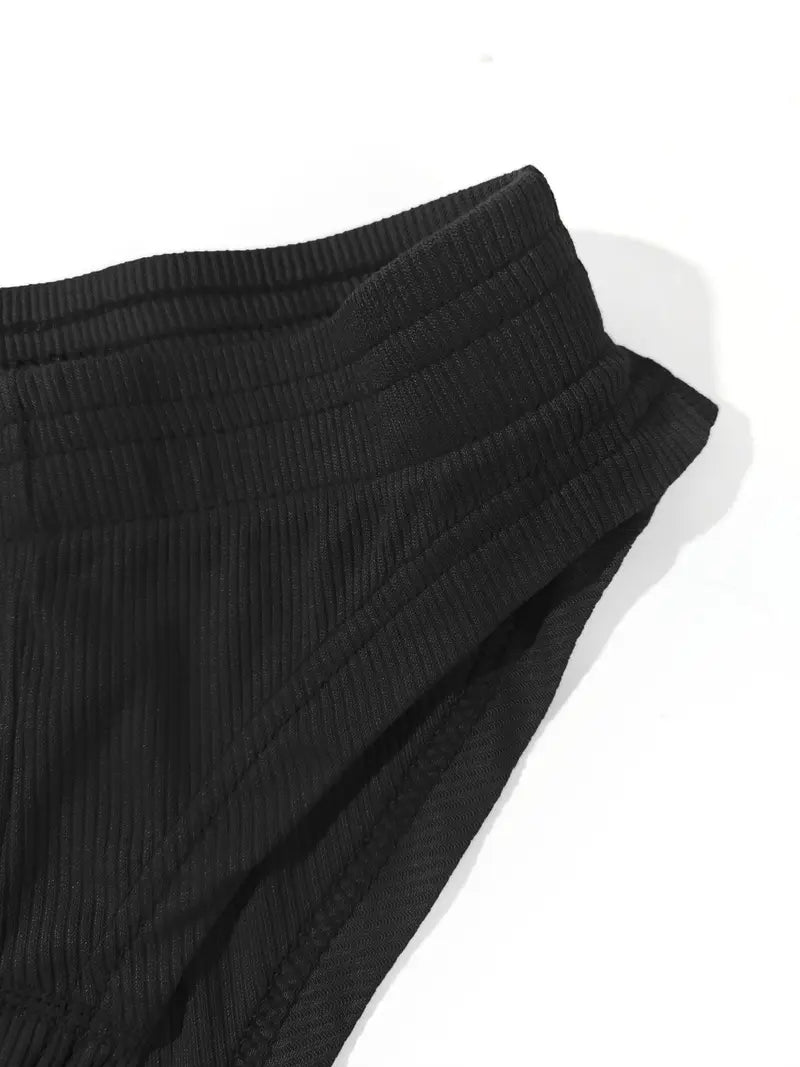 1 Piece Men's Low-Rise Faux-Button Briefs with U-Shaped Pouch for Buttock Lift