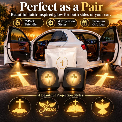 ✨ Faith-Inspired Car Door Welcome Projector Light– Let Your Faith Shine Wherever You Go