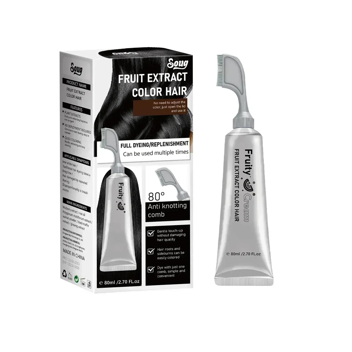🔥Fruit Essence Hair Dyeing Comb