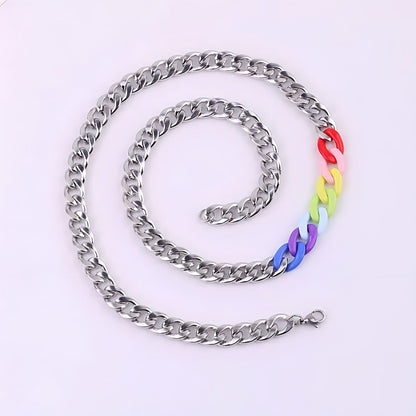 Pride Cuban Necklace